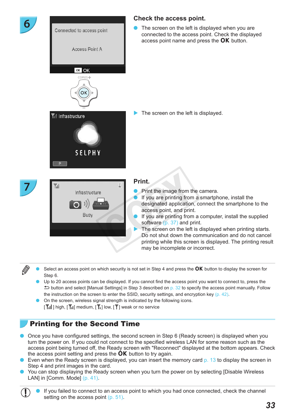 C op y | Canon SELPHY CP900 User Manual | Page 33 / 56