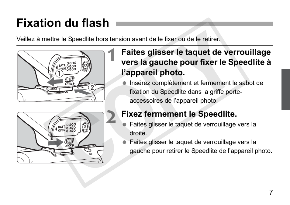 Cop y | Canon Speedlite 90EX User Manual | Page 43 / 106