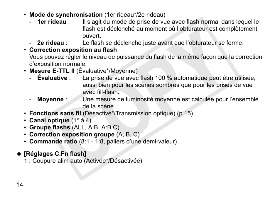 Cop y | Canon Speedlite 90EX User Manual | Page 50 / 106