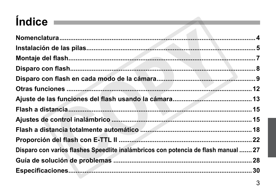 Cop y | Canon Speedlite 90EX User Manual | Page 73 / 106