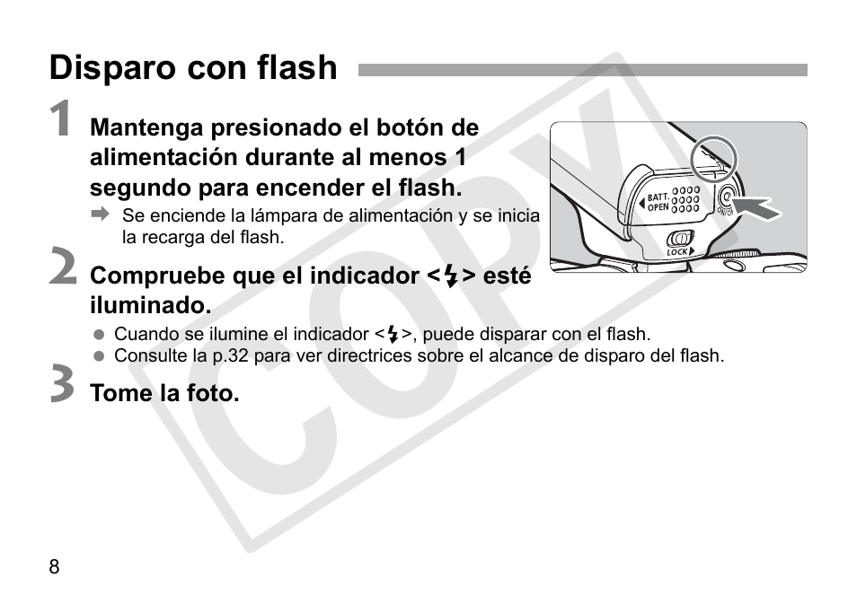 Cop y | Canon Speedlite 90EX User Manual | Page 78 / 106