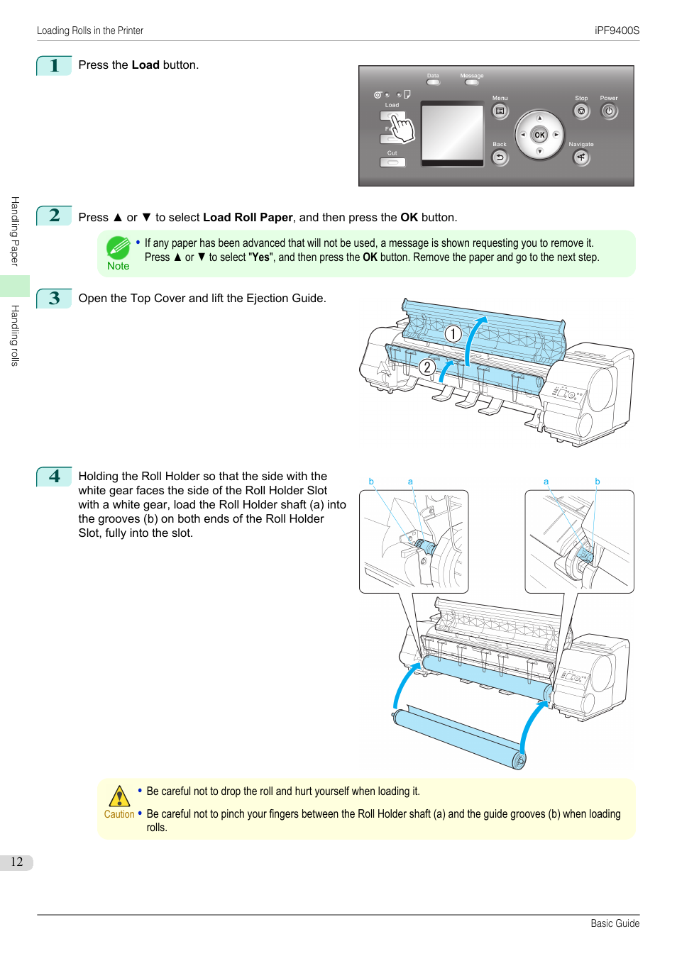 Canon imagePROGRAF iPF9400S User Manual | Page 12 / 154