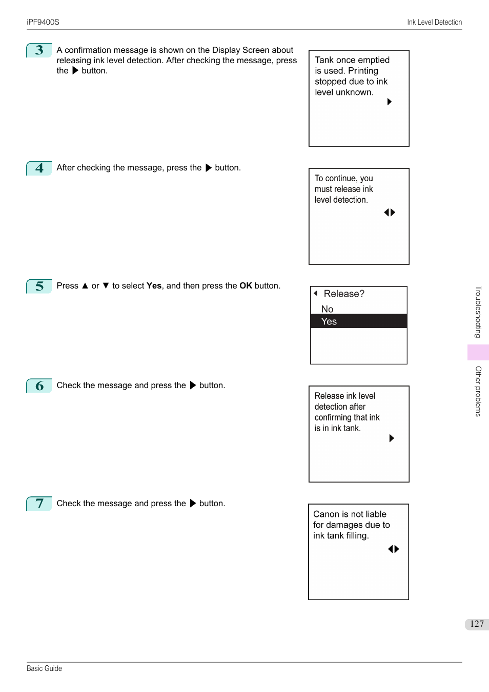 Canon imagePROGRAF iPF9400S User Manual | Page 127 / 154