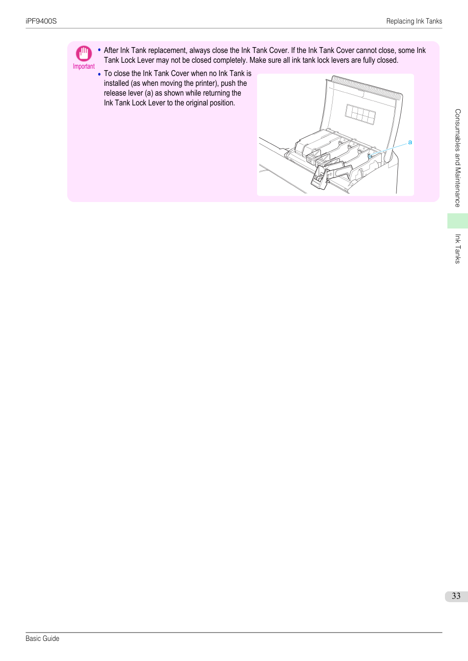 Canon imagePROGRAF iPF9400S User Manual | Page 33 / 154