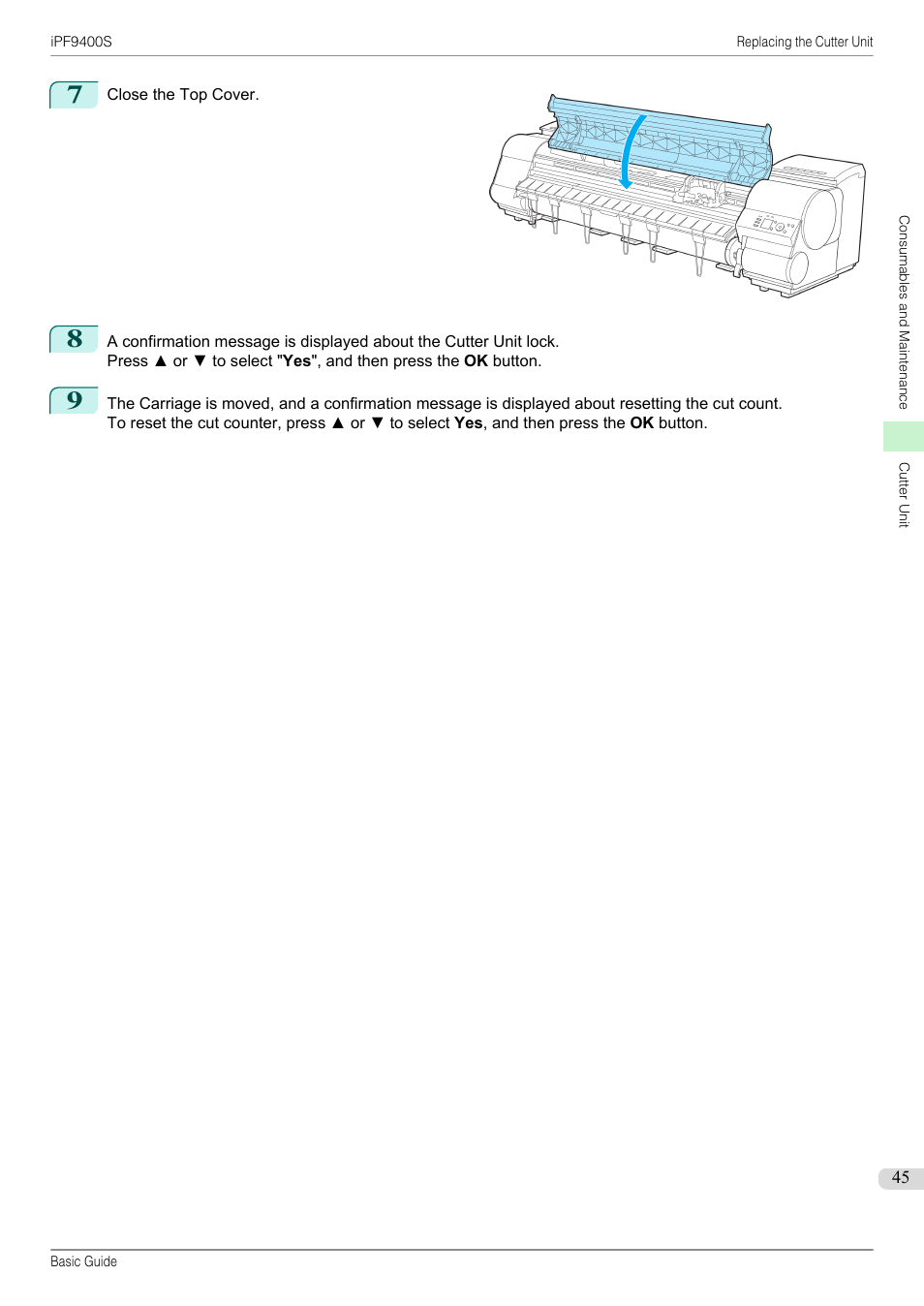 Canon imagePROGRAF iPF9400S User Manual | Page 45 / 154