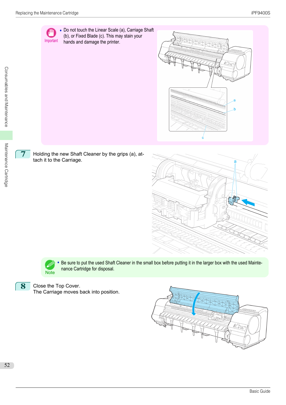 Canon imagePROGRAF iPF9400S User Manual | Page 52 / 154