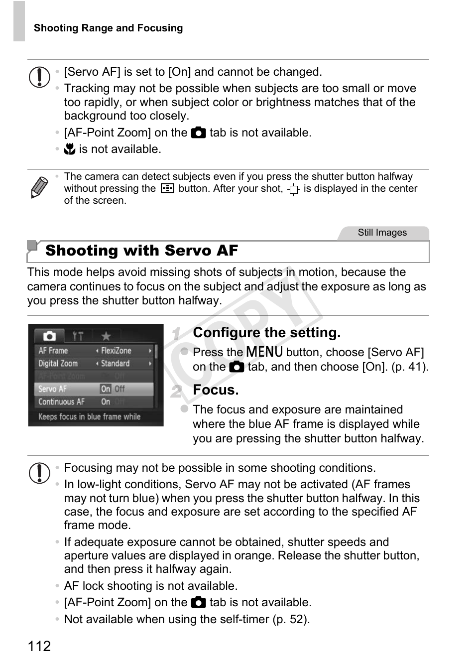 Cop y | Canon PowerShot G1 X User Manual | Page 112 / 242