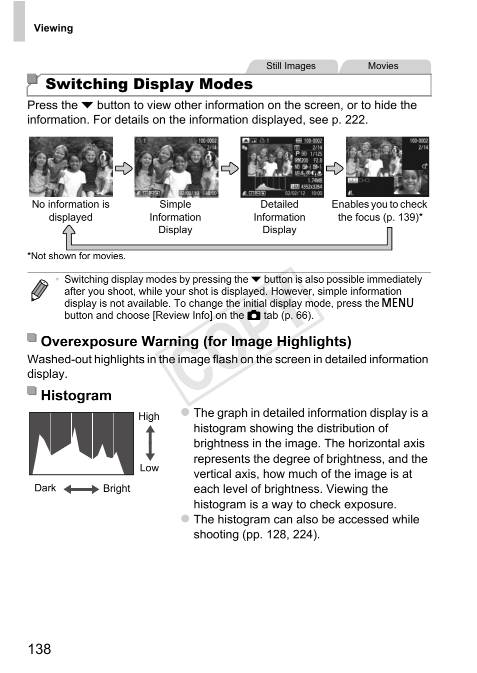 See p. 138, Ogram (p. 138), in, Cop y | Canon PowerShot G1 X User Manual | Page 138 / 242