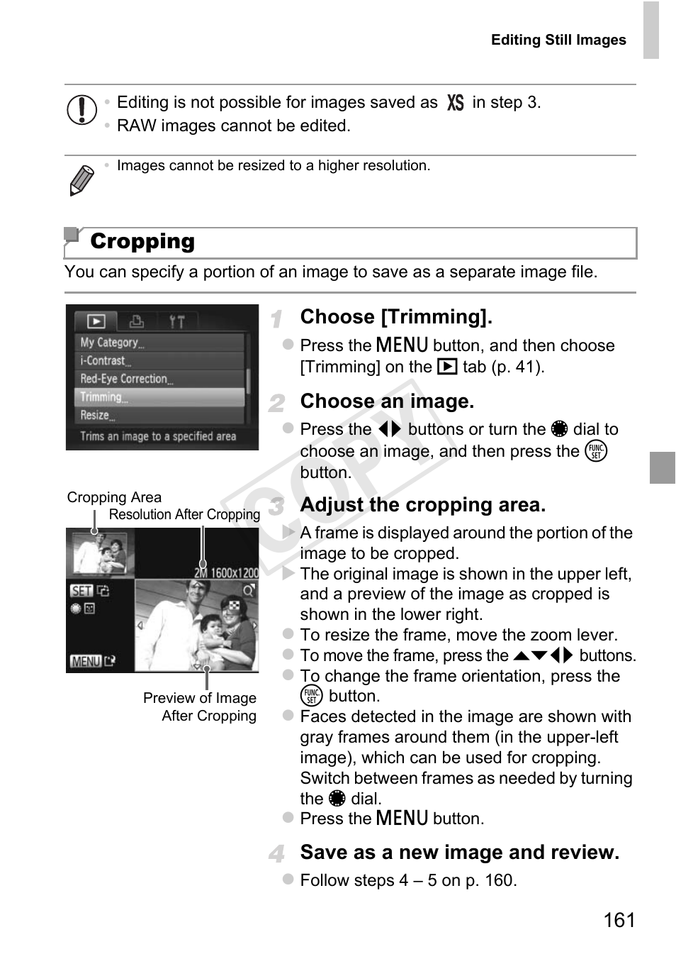 Cop y | Canon PowerShot G1 X User Manual | Page 161 / 242