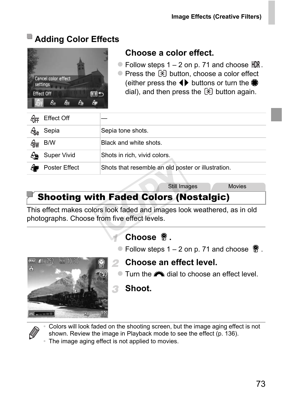 P. 73), Cop y | Canon PowerShot G1 X User Manual | Page 73 / 242