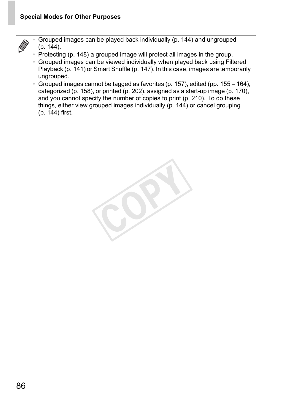 Cop y | Canon PowerShot G1 X User Manual | Page 86 / 242