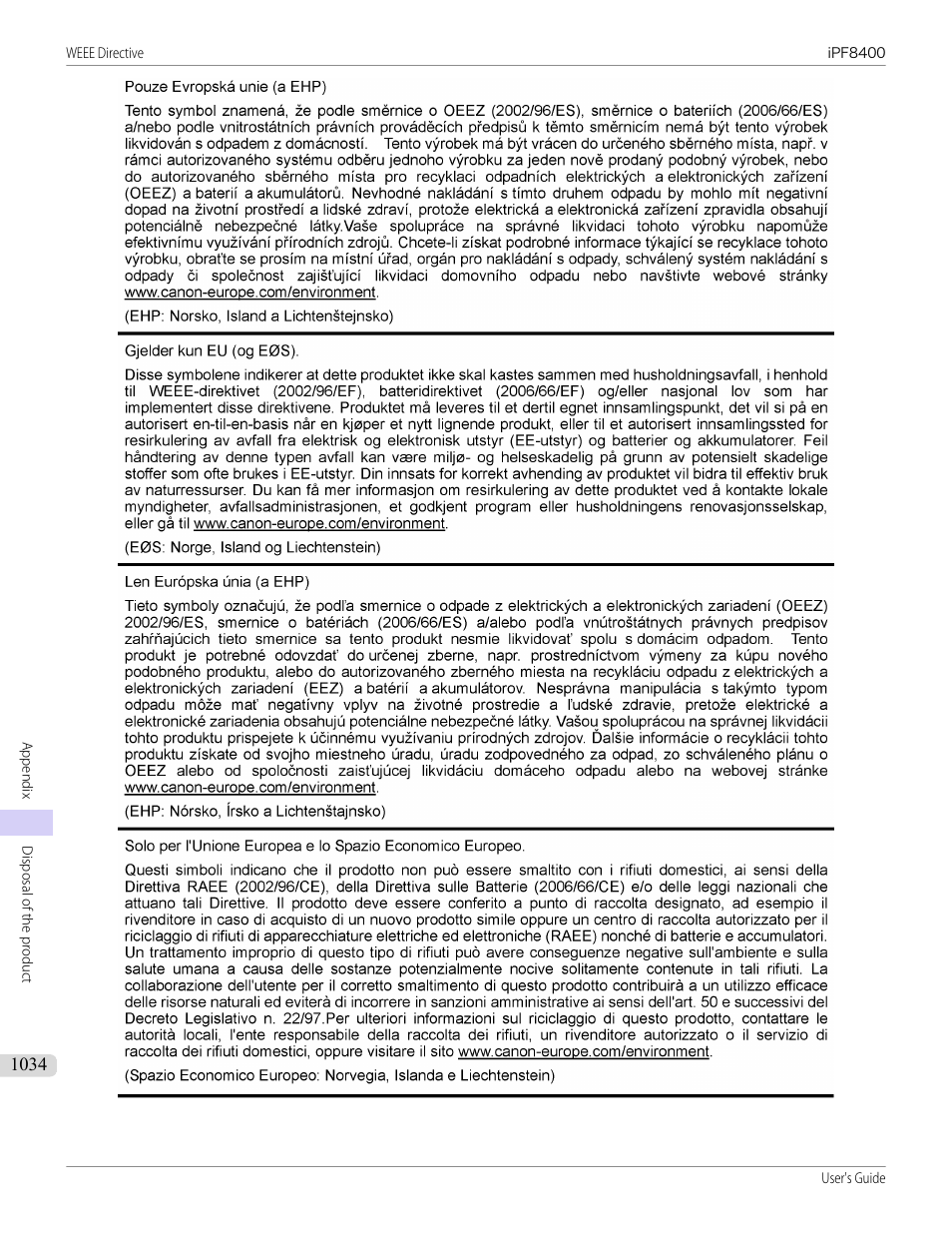 Canon imagePROGRAF iPF8400 User Manual | Page 1034 / 1046