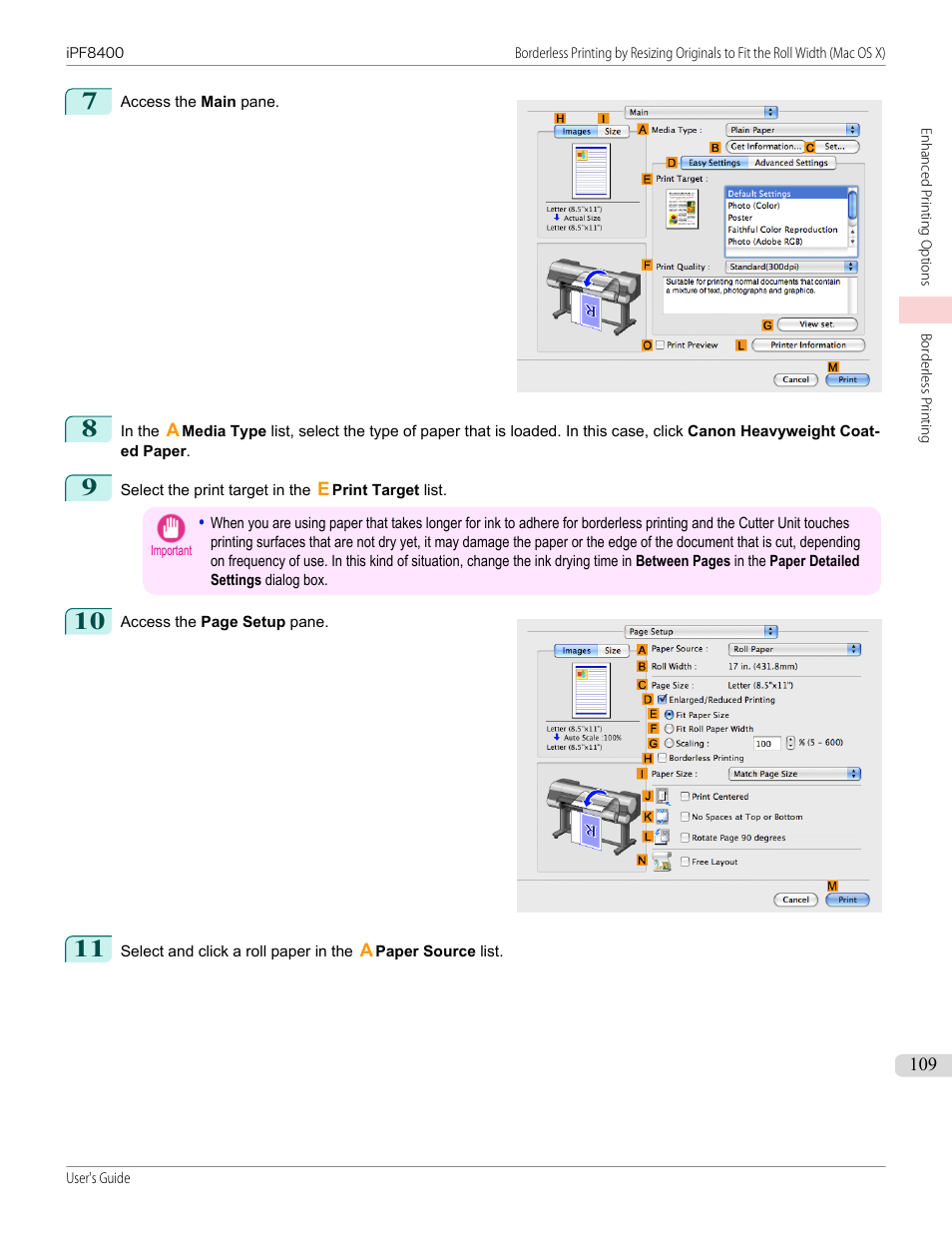 Canon imagePROGRAF iPF8400 User Manual | Page 109 / 1046