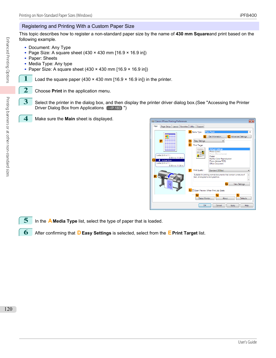Canon imagePROGRAF iPF8400 User Manual | Page 120 / 1046