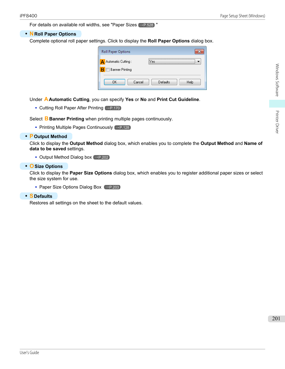 Canon imagePROGRAF iPF8400 User Manual | Page 201 / 1046