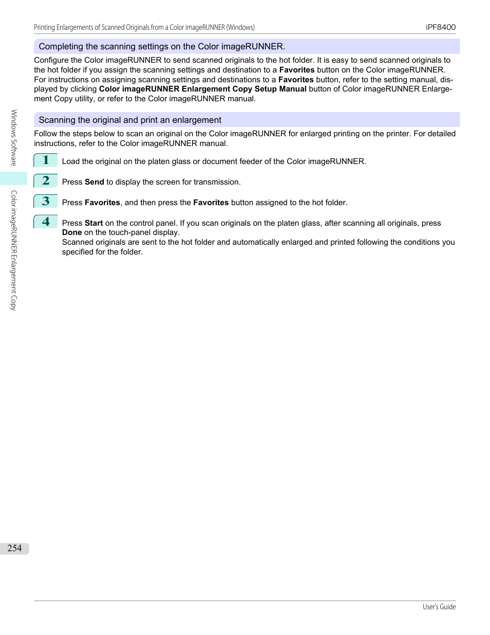 Canon imagePROGRAF iPF8400 User Manual | Page 254 / 1046