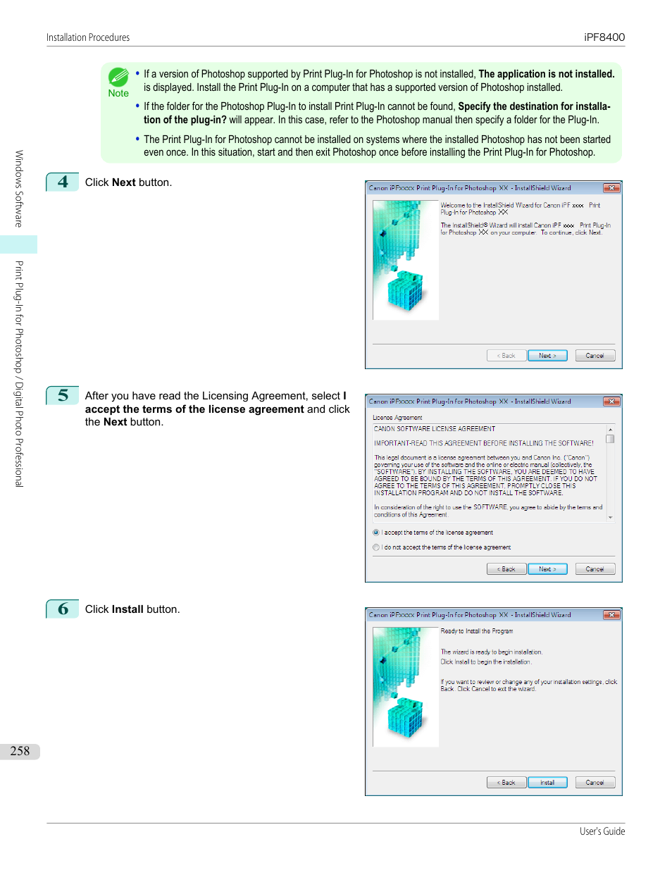 Canon imagePROGRAF iPF8400 User Manual | Page 258 / 1046