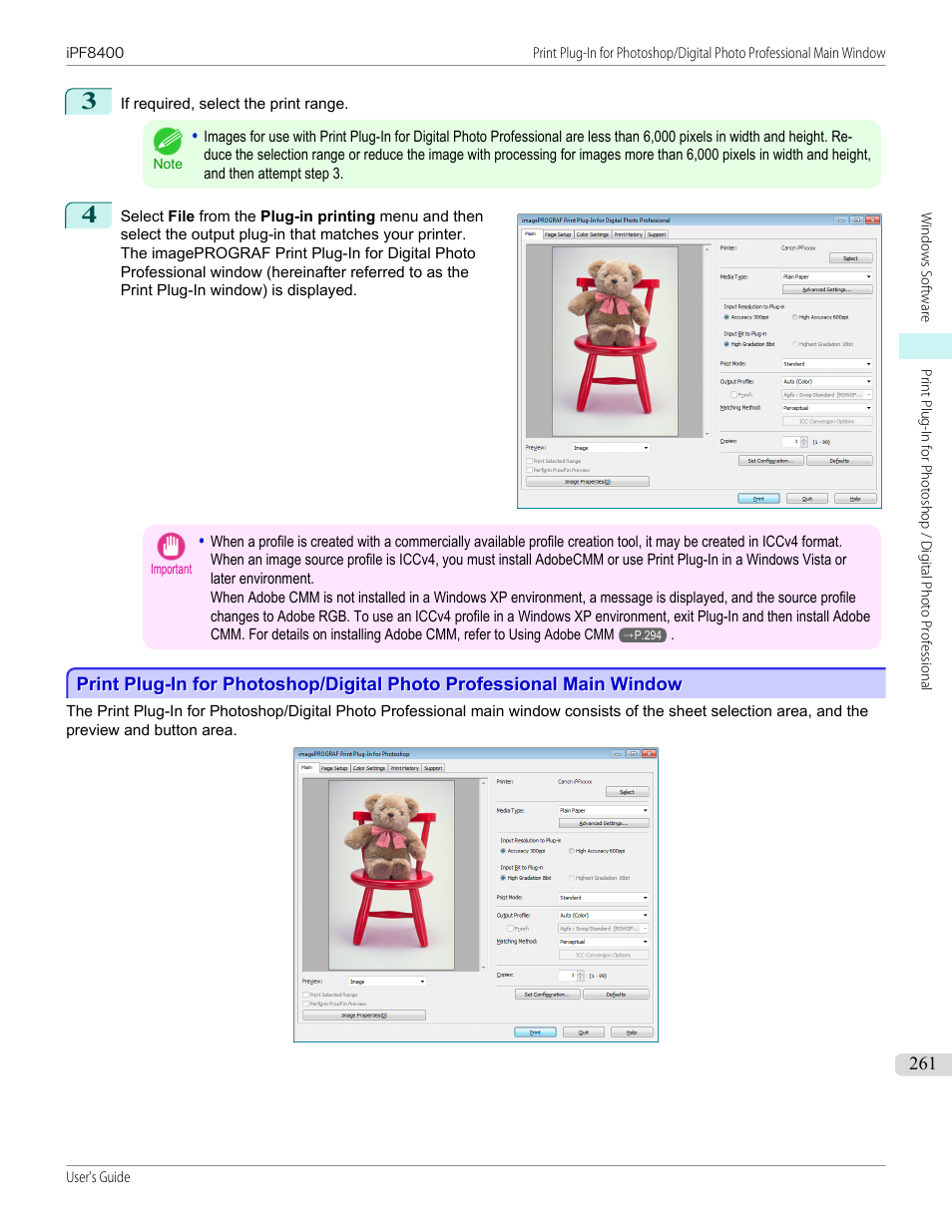 Canon imagePROGRAF iPF8400 User Manual | Page 261 / 1046