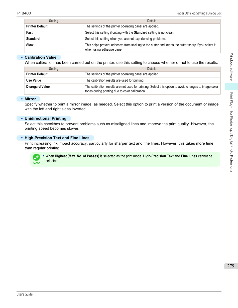 Canon imagePROGRAF iPF8400 User Manual | Page 279 / 1046