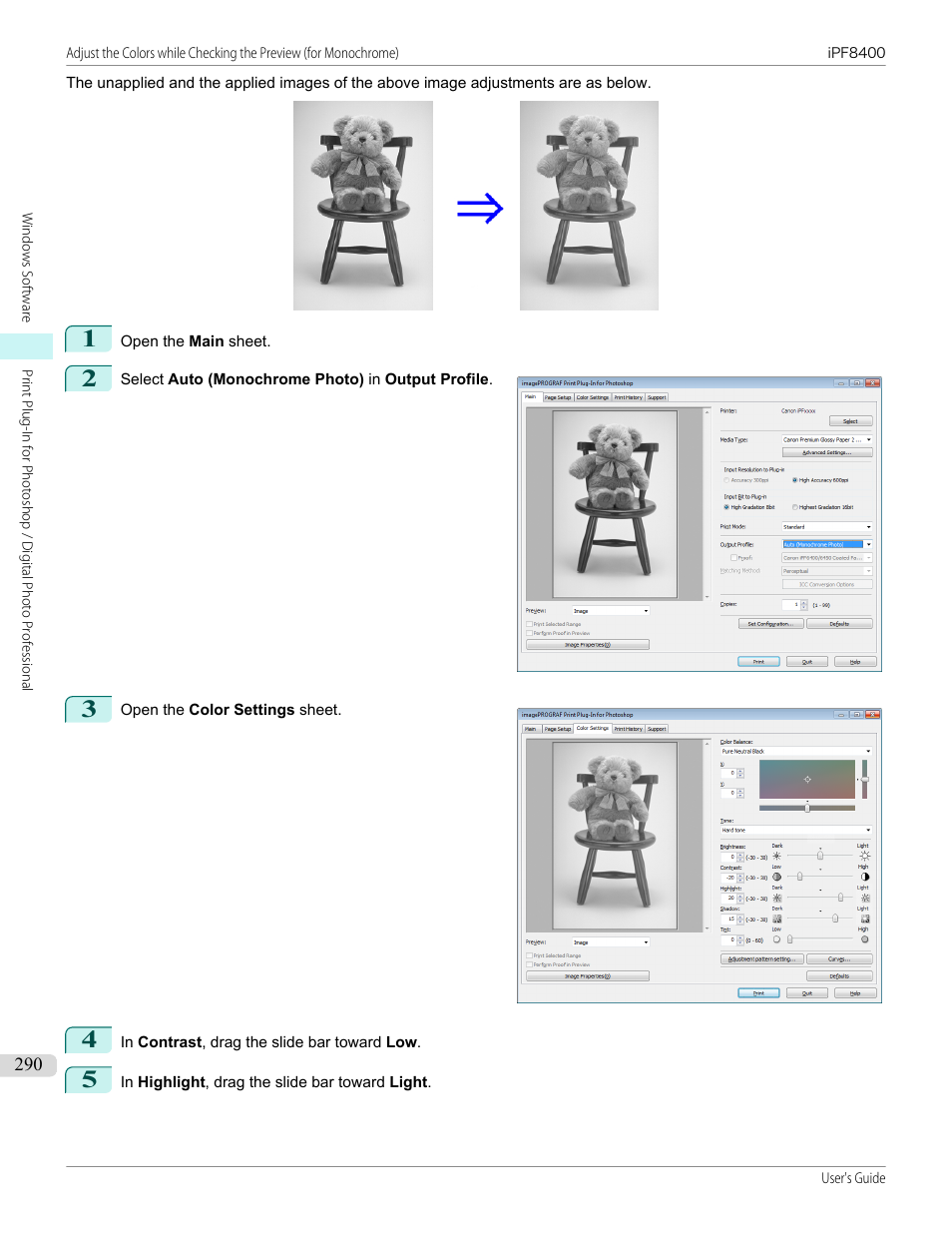 Canon imagePROGRAF iPF8400 User Manual | Page 290 / 1046