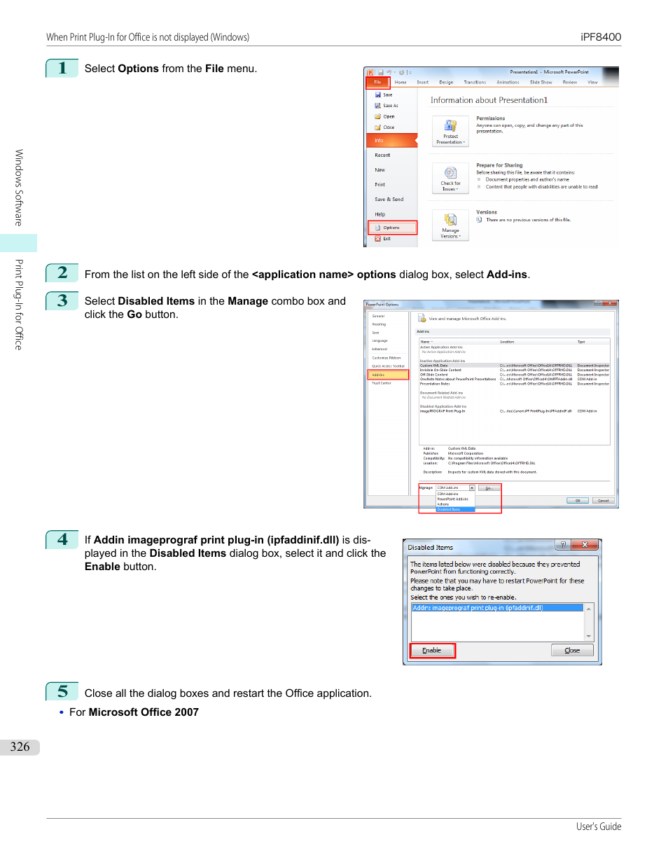 Canon imagePROGRAF iPF8400 User Manual | Page 326 / 1046
