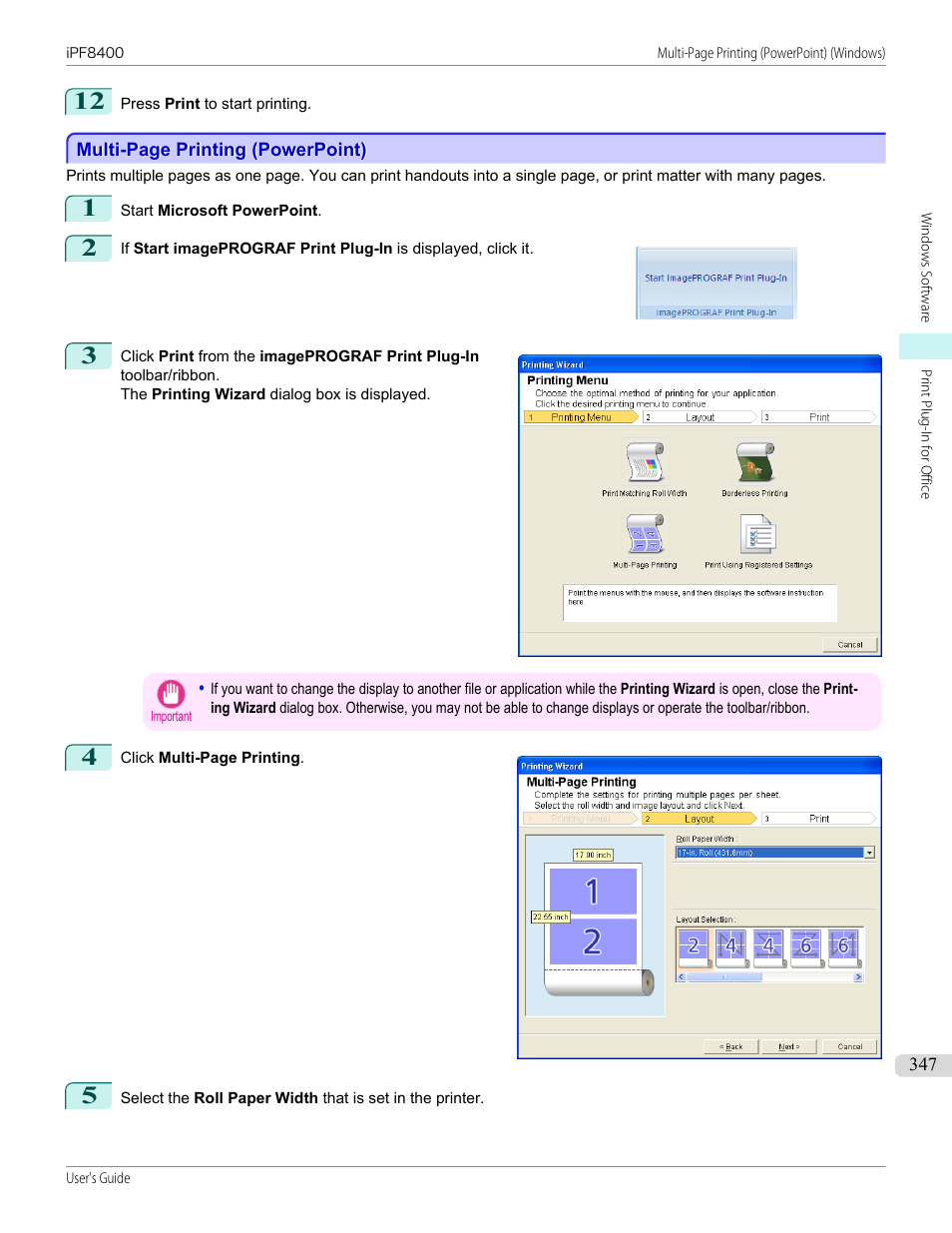 Canon imagePROGRAF iPF8400 User Manual | Page 347 / 1046