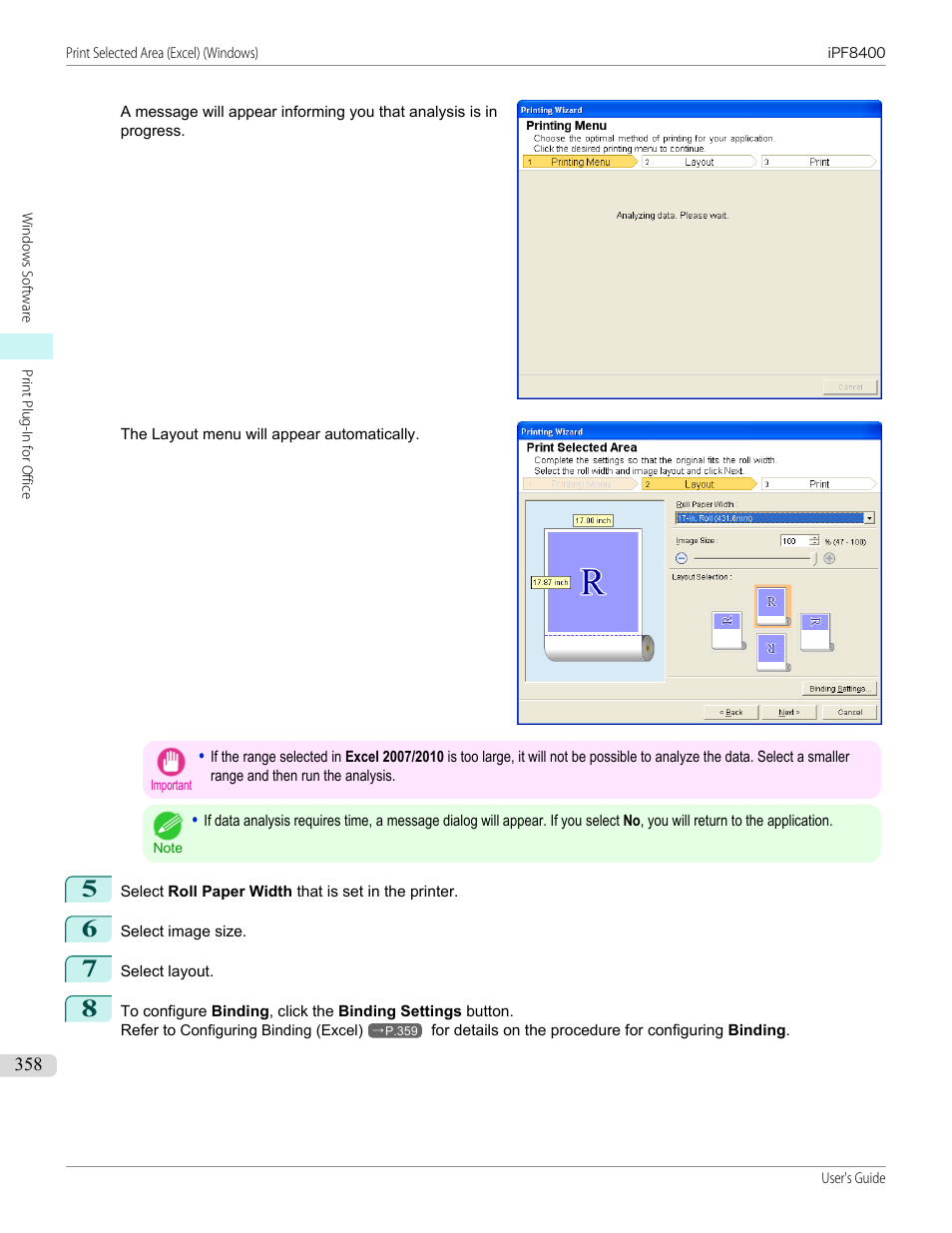Canon imagePROGRAF iPF8400 User Manual | Page 358 / 1046