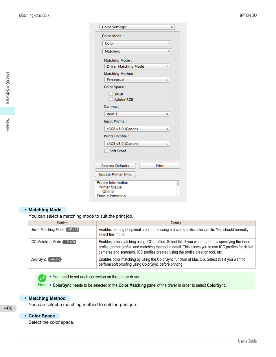 Canon imagePROGRAF iPF8400 User Manual | Page 406 / 1046