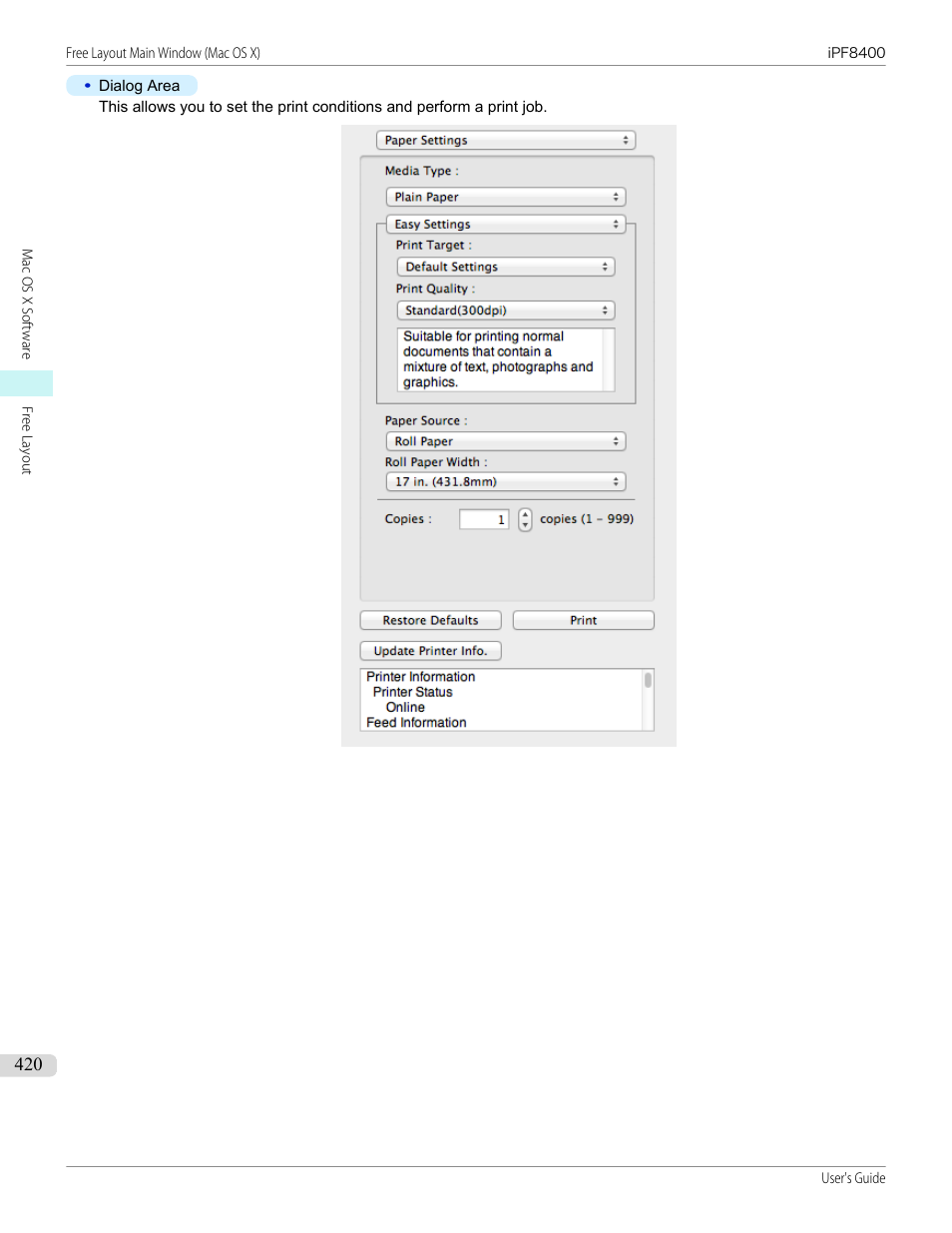 Canon imagePROGRAF iPF8400 User Manual | Page 420 / 1046