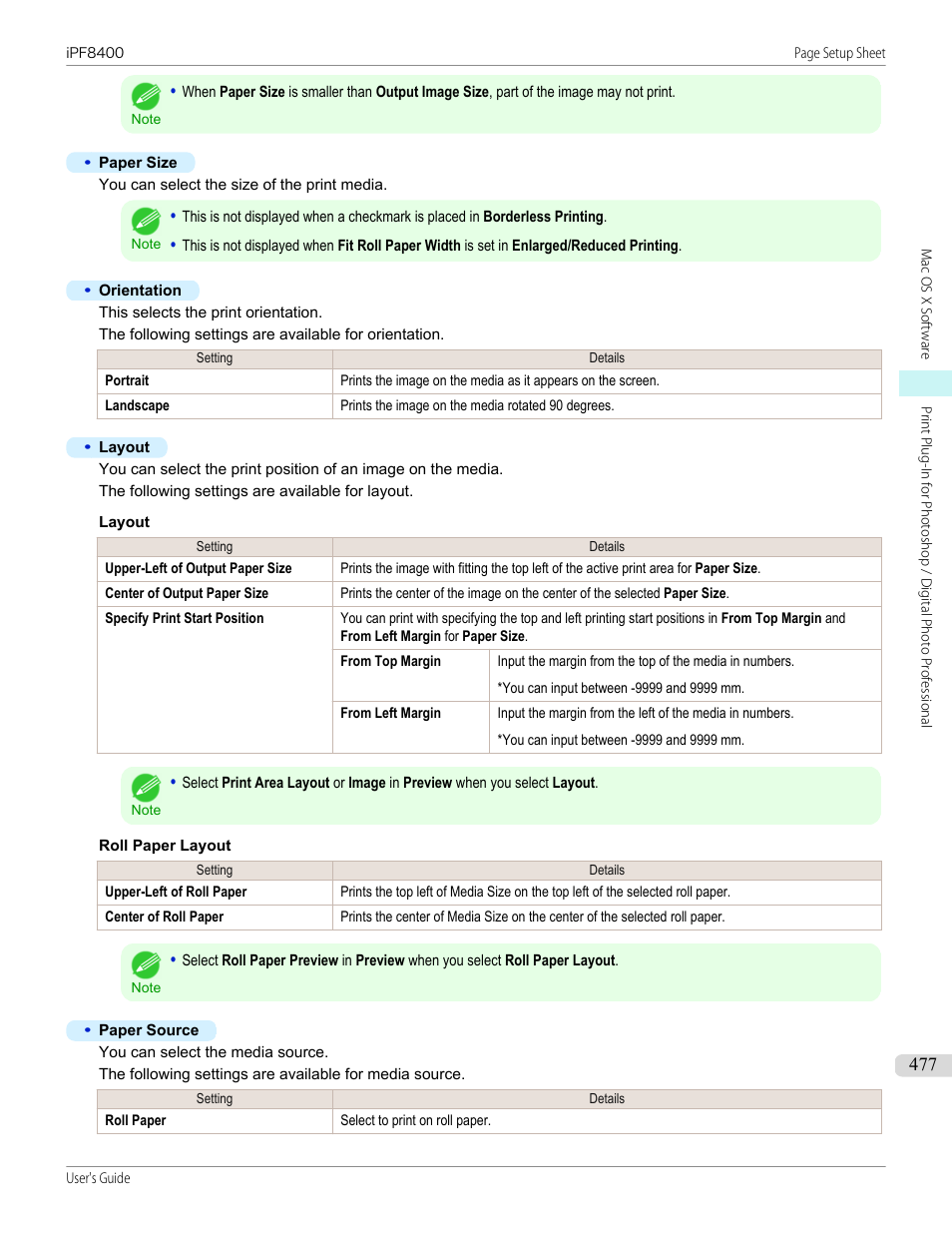 Canon imagePROGRAF iPF8400 User Manual | Page 477 / 1046