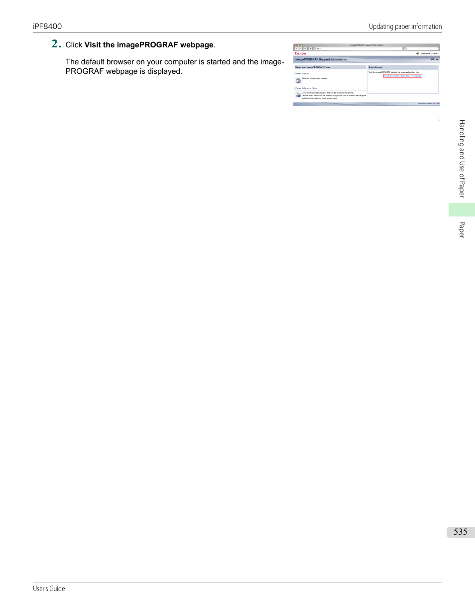 Canon imagePROGRAF iPF8400 User Manual | Page 535 / 1046