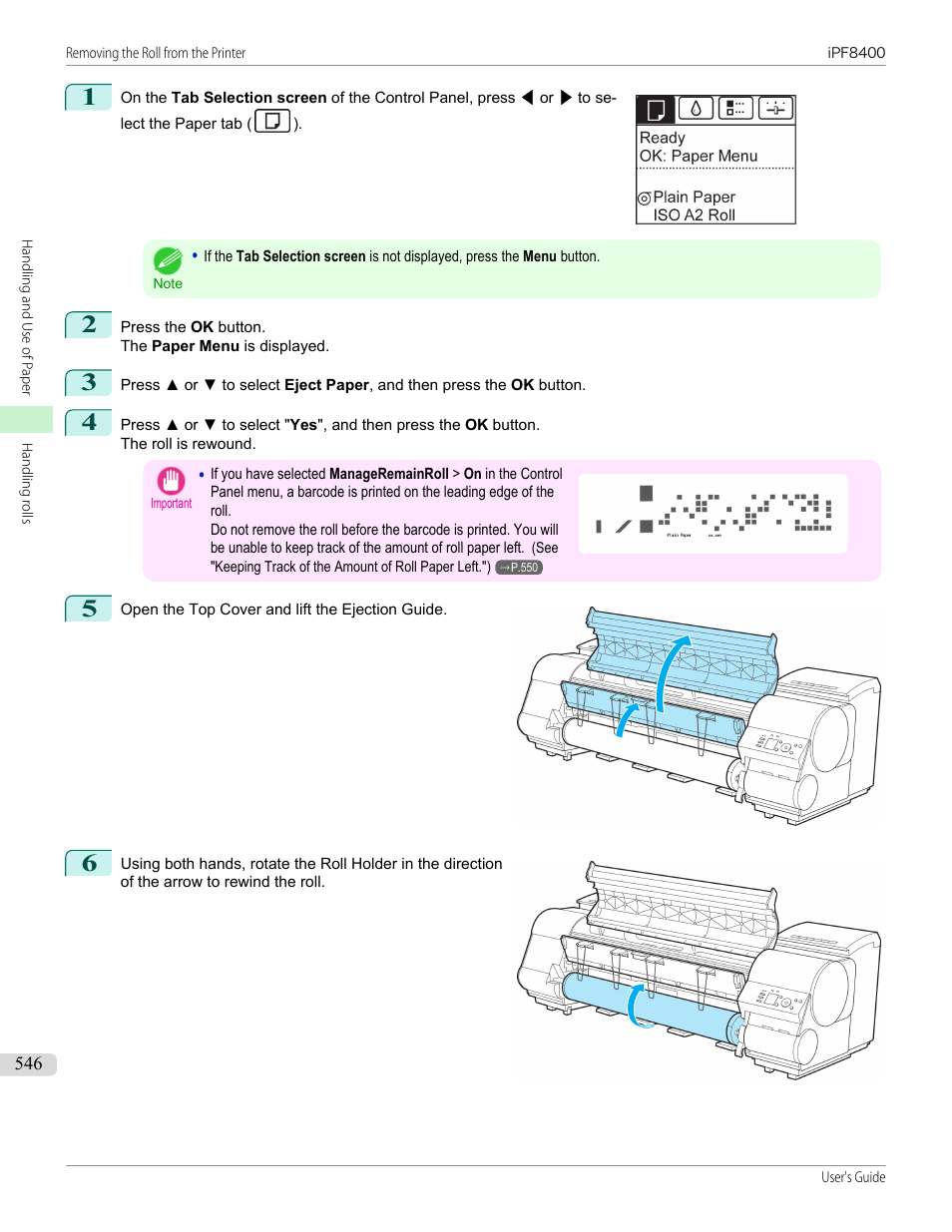 Canon imagePROGRAF iPF8400 User Manual | Page 546 / 1046