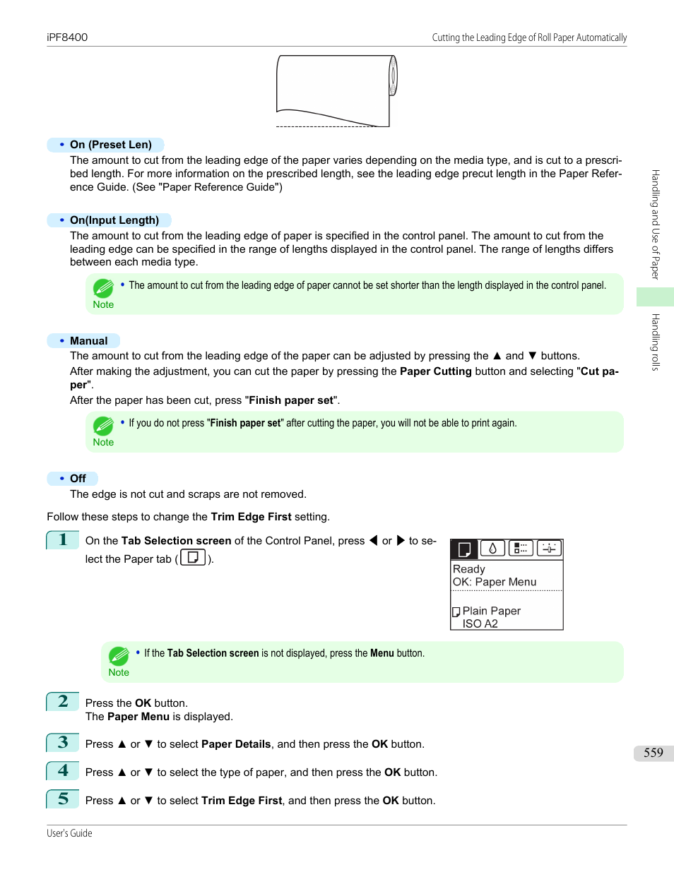 Canon imagePROGRAF iPF8400 User Manual | Page 559 / 1046