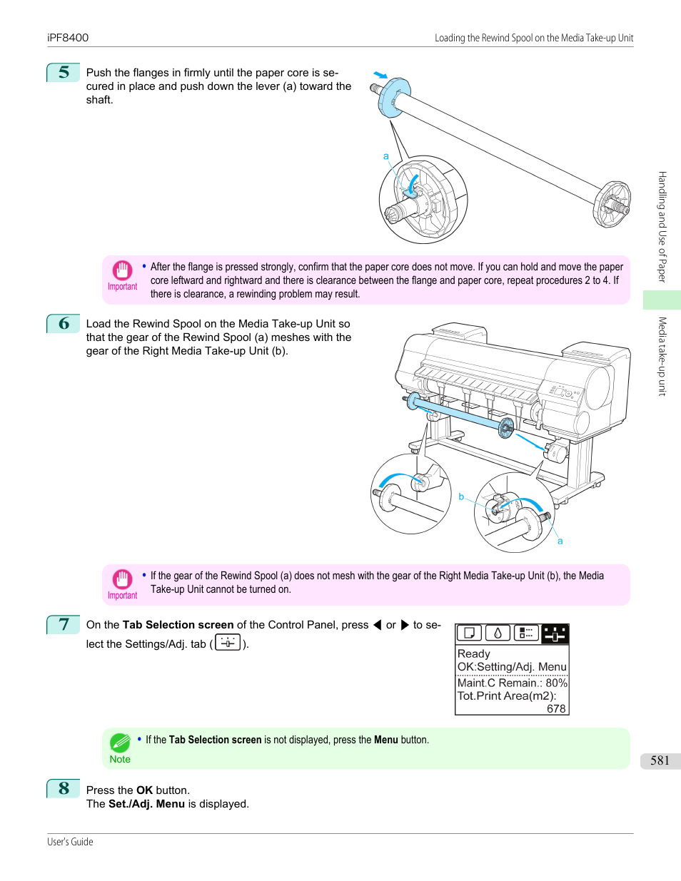 Canon imagePROGRAF iPF8400 User Manual | Page 581 / 1046