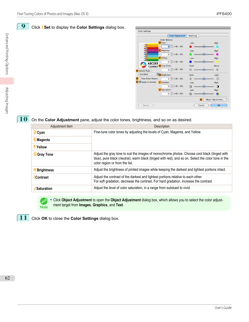 Canon imagePROGRAF iPF8400 User Manual | Page 62 / 1046