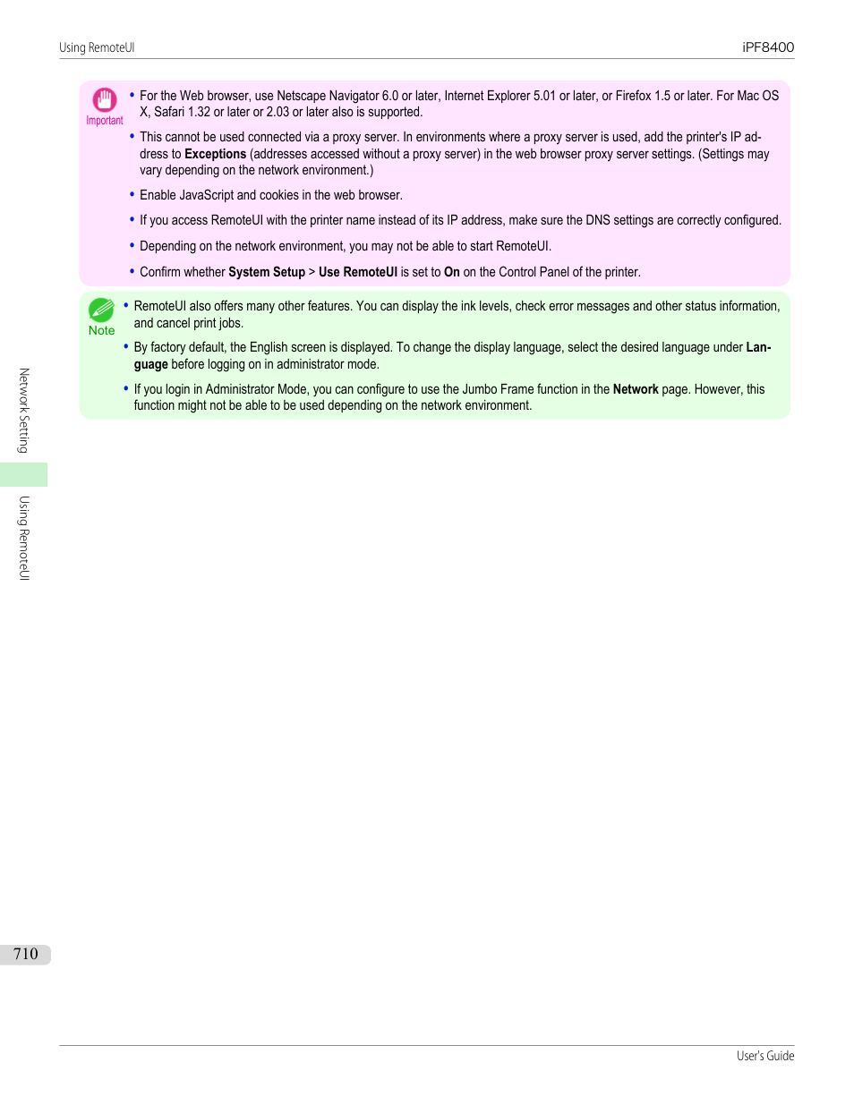 Canon imagePROGRAF iPF8400 User Manual | Page 710 / 1046