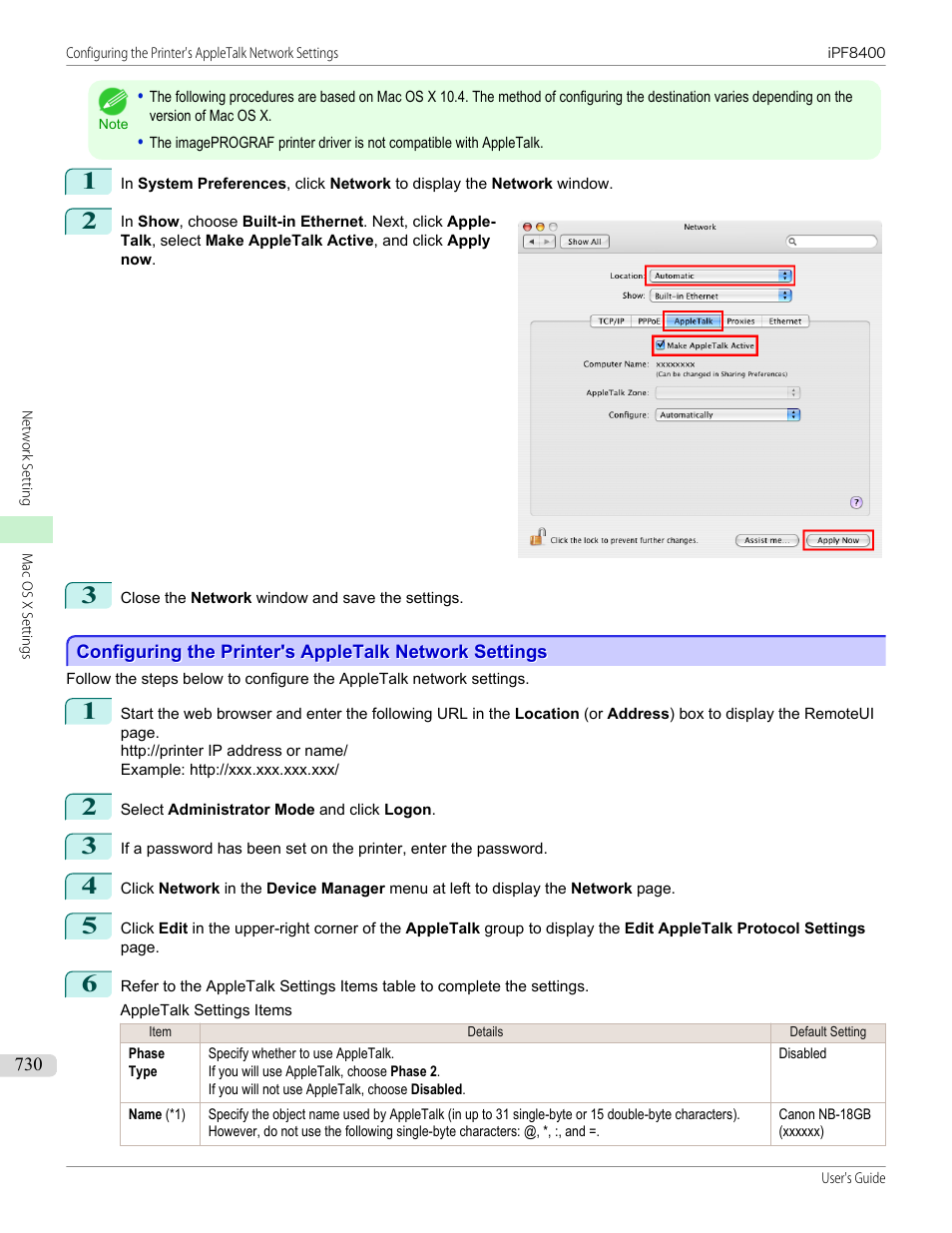 P.730 | Canon imagePROGRAF iPF8400 User Manual | Page 730 / 1046