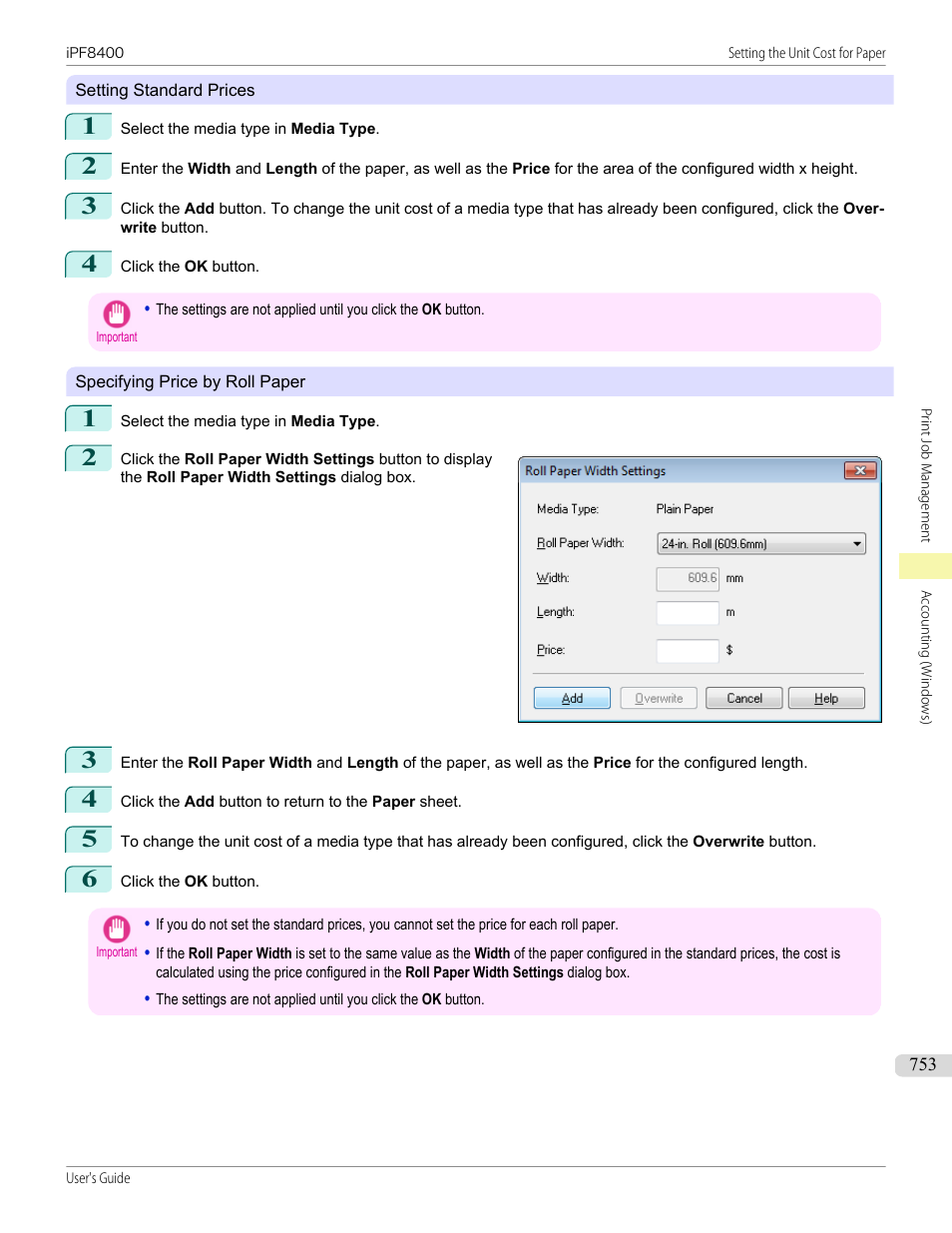 Canon imagePROGRAF iPF8400 User Manual | Page 753 / 1046