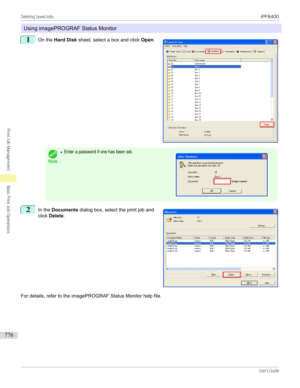 Canon imagePROGRAF iPF8400 User Manual | Page 776 / 1046