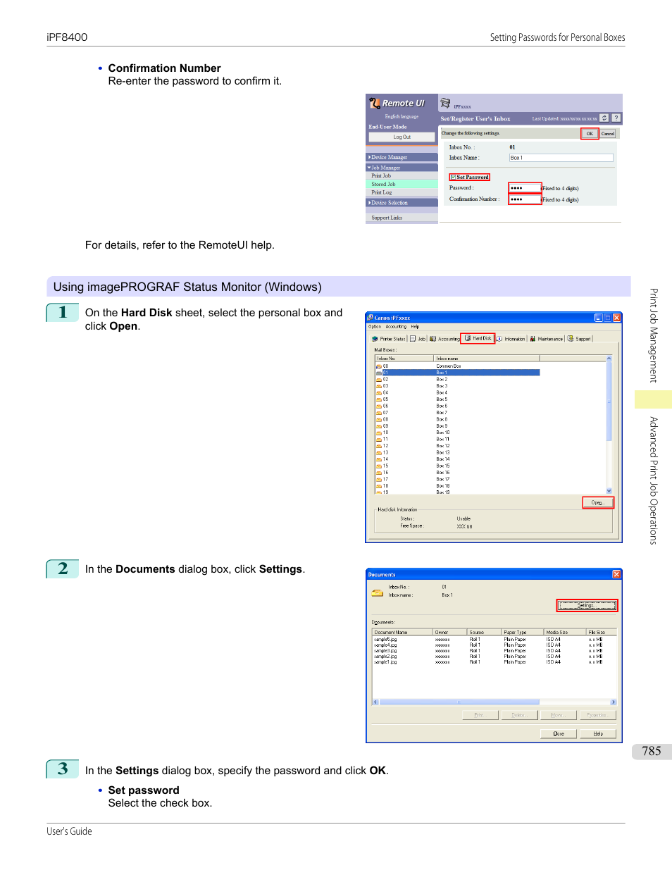 Canon imagePROGRAF iPF8400 User Manual | Page 785 / 1046