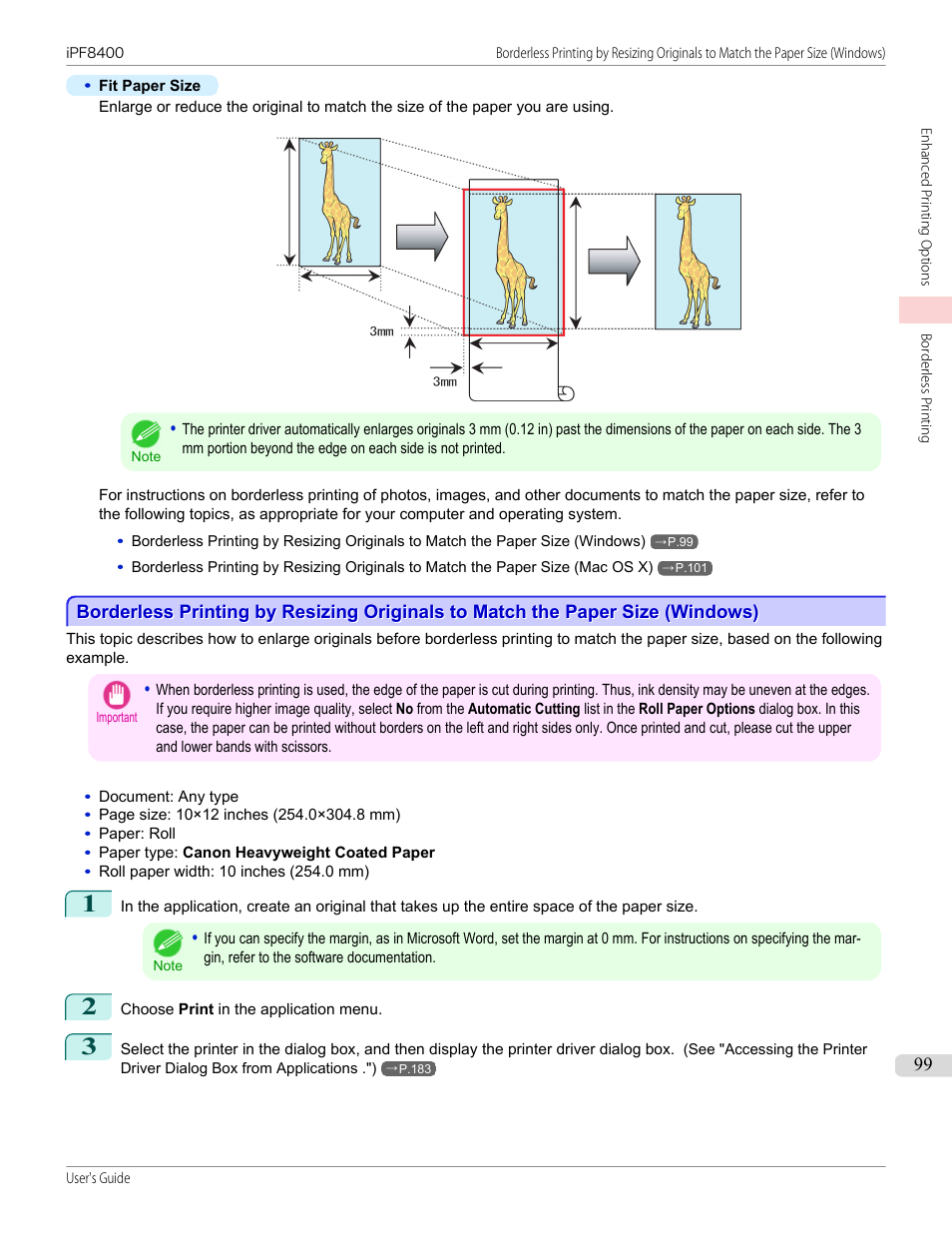 Canon imagePROGRAF iPF8400 User Manual | Page 99 / 1046