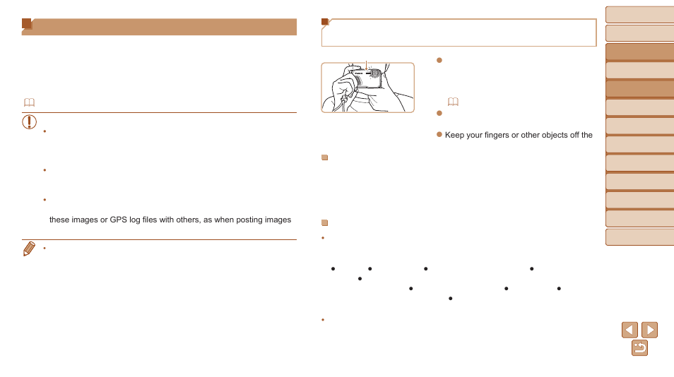 Using gps functions, Where to use gps, and how to hold the camera | Canon PowerShot D30 User Manual | Page 29 / 153