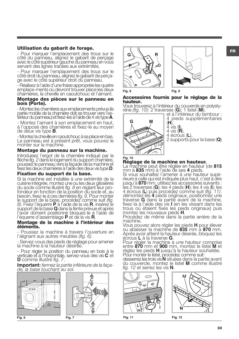 Hotpoint Ariston CAWD 129 EU User Manual | Page 33 / 72