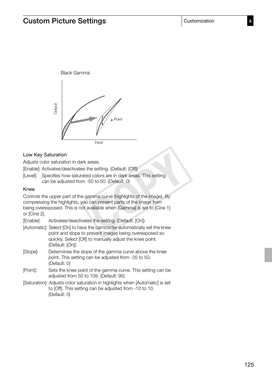 Cop y | Canon XF305 User Manual | Page 125 / 217