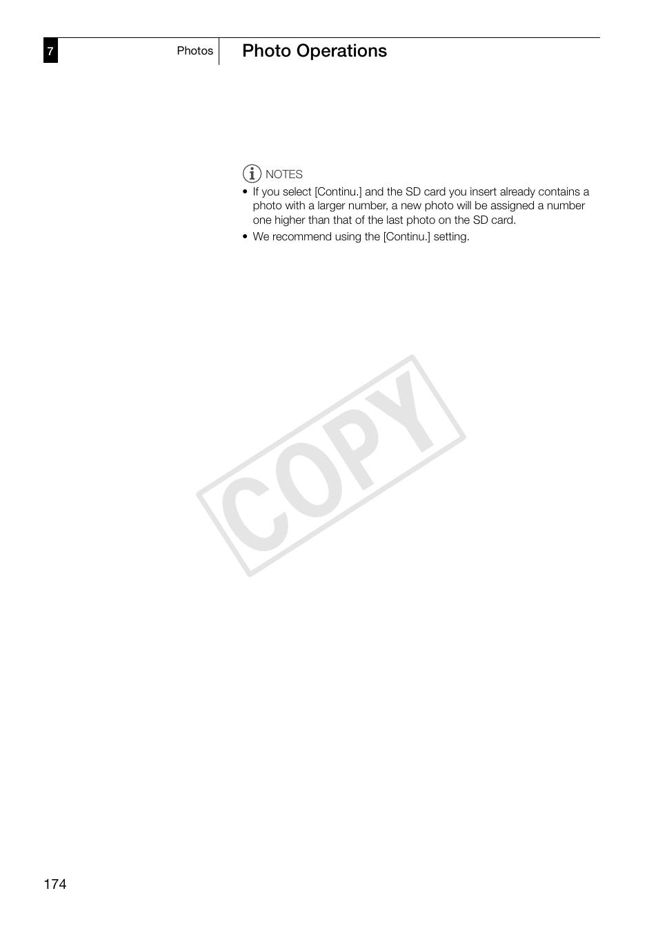 Cop y | Canon XF305 User Manual | Page 174 / 217