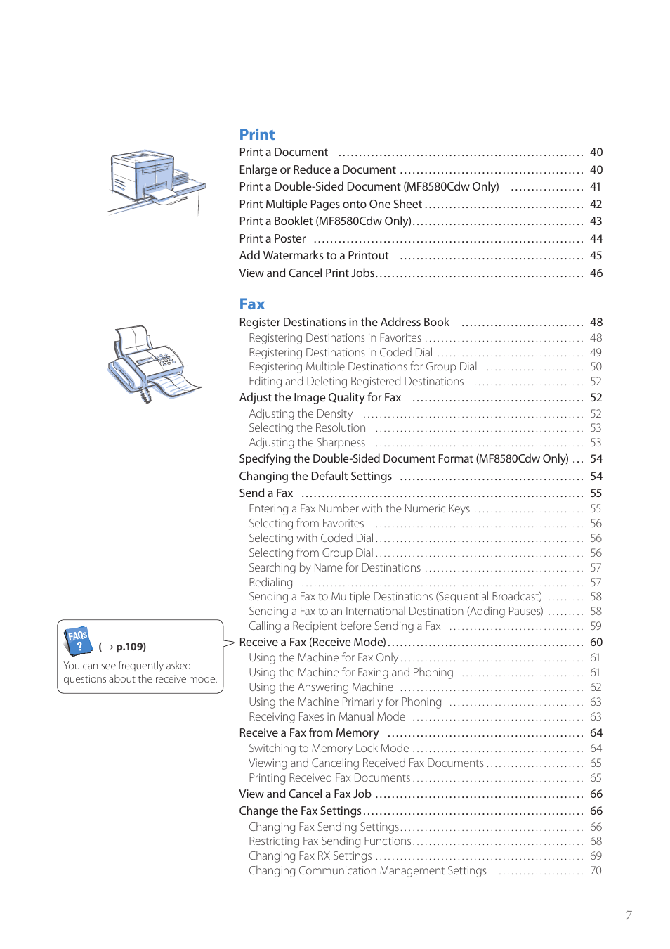 Print | Canon Color imageCLASS MF8580Cdw User Manual | Page 7 / 120