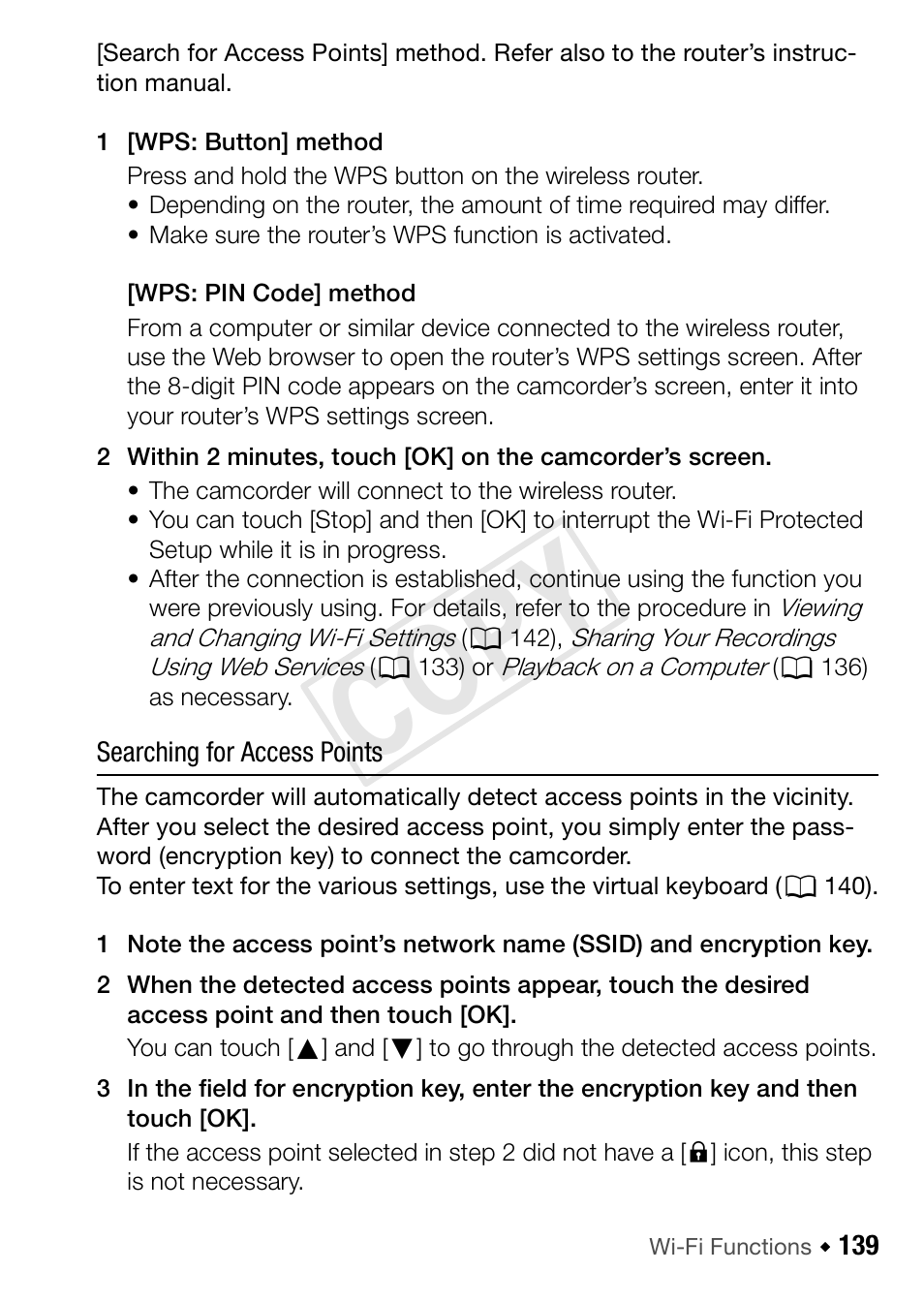 Cop y | Canon VIXIA HF R42 User Manual | Page 139 / 197