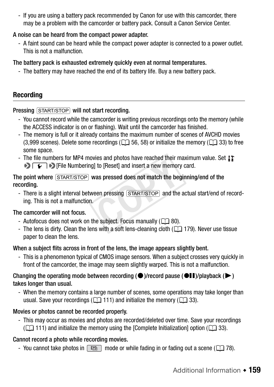 Cop y | Canon VIXIA HF R42 User Manual | Page 159 / 197