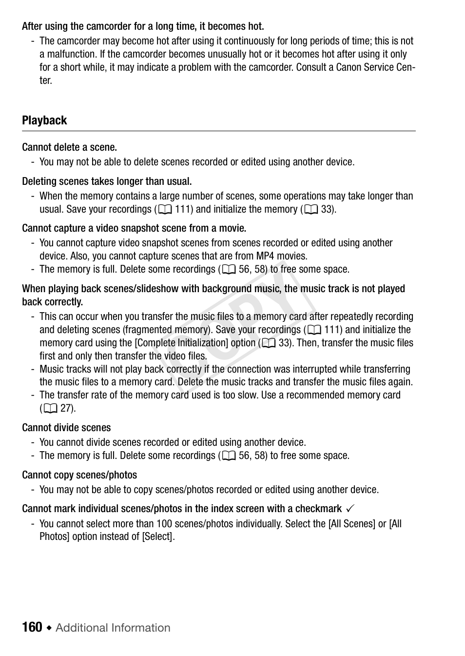 C op y | Canon VIXIA HF R42 User Manual | Page 160 / 197