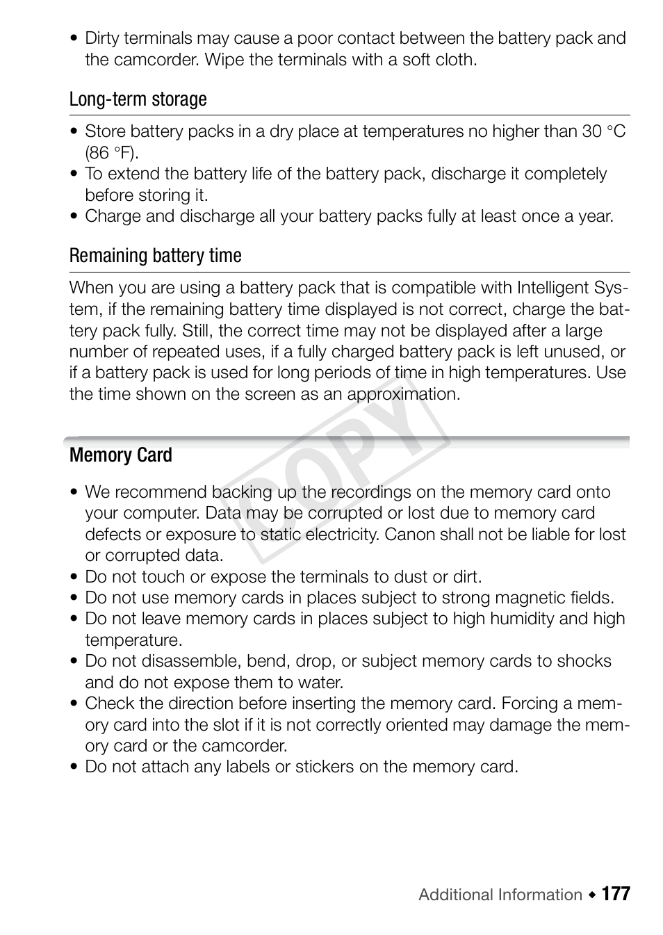 Cop y | Canon VIXIA HF R42 User Manual | Page 177 / 197